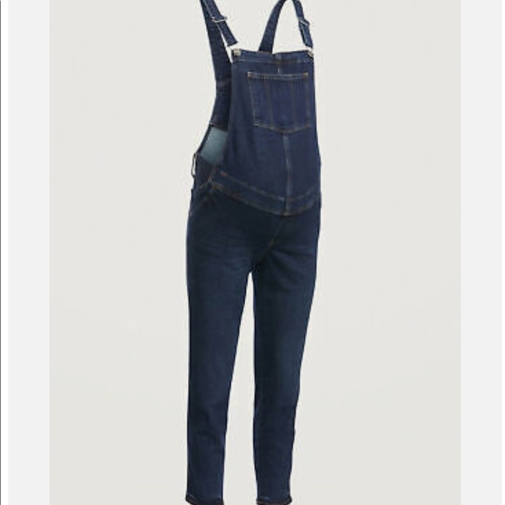 Maternity Side-Panel O.G. Straight Jean Overalls